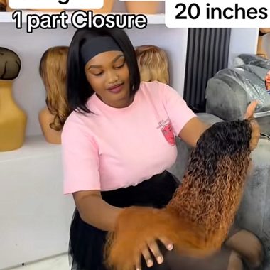 20 inches wet curls